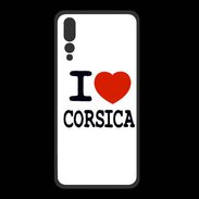 Coque  Huawei P20 Pro PREMIUM I love Corsica