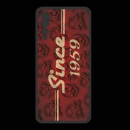 Coque  Huawei P20 Pro PREMIUM Since crane rouge 1959