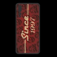 Coque  Huawei P20 Pro PREMIUM Since crane rouge 1997