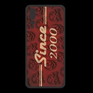 Coque  Huawei P20 Pro PREMIUM Since crane rouge 2000