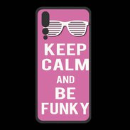 Coque  Huawei P20 Pro PREMIUM Keep Calm Funky Rose