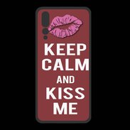 Coque  Huawei P20 Pro PREMIUM Keep Calm Kiss me Brique