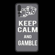 Coque  Huawei P20 Pro PREMIUM Keep Calm Gamble Gris