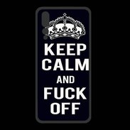 Coque  Huawei P20 Pro PREMIUM Keep Callm Fuck Off Noir