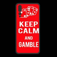 Coque  Huawei P20 Pro PREMIUM Keep Calm Gamble Rouge