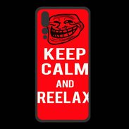 Coque  Huawei P20 Pro PREMIUM Keep Calm Reelax Rouge