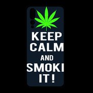 Coque  Huawei P20 Pro PREMIUM Keep Calm Smoke Noir