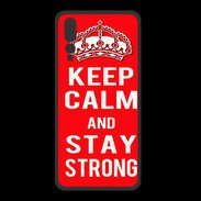 Coque  Huawei P20 Pro PREMIUM Keep Calm Stay Strong Rouge
