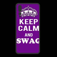 Coque  Huawei P20 Pro PREMIUM Keep Calm Swag Violet