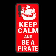 Coque  Huawei P20 Pro PREMIUM Keep Calm Be a Pirate Rouge