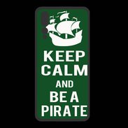 Coque  Huawei P20 Pro PREMIUM Keep Calm Be a Pirate Vert