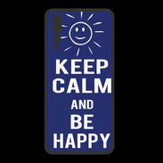 Coque  Huawei P20 Pro PREMIUM Keep Calm Be Happy Bleu