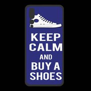 Coque  Huawei P20 Pro PREMIUM Keep Calm Buy Shoes Bleu