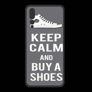Coque  Huawei P20 Pro PREMIUM Keep Calm Buy Shoes Gris