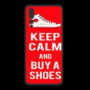 Coque  Huawei P20 Pro PREMIUM Keep Calm Buy Shoes Rouge