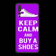 Coque  Huawei P20 Pro PREMIUM Keep Calm Buy Shoes Violet