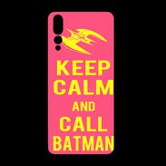 Coque  Huawei P20 Pro PREMIUM Keep Calm Call Batman Rouge