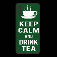 Coque  Huawei P20 Pro PREMIUM Keep Calm Drink Tea Vert