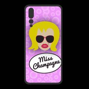 Coque  Huawei P20 Pro PREMIUM Miss Champagne Blonde