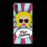 Coque  Huawei P20 Pro PREMIUM Miss Clubbing Blonde