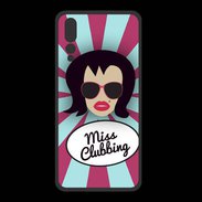 Coque  Huawei P20 Pro PREMIUM Miss Clubbing Brune