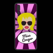 Coque  Huawei P20 Pro PREMIUM Miss Cougar Blonde