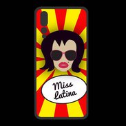 Coque  Huawei P20 Pro PREMIUM Miss Latina Brune
