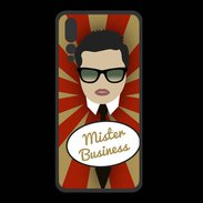 Coque  Huawei P20 Pro PREMIUM Mister Business Brun