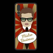 Coque  Huawei P20 Pro PREMIUM Mister Business Chatain