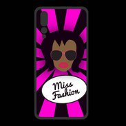 Coque  Huawei P20 Pro PREMIUM Miss Fashion Black