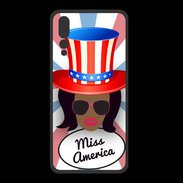 Coque  Huawei P20 Pro PREMIUM Miss USA Black