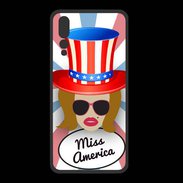 Coque  Huawei P20 Pro PREMIUM Miss USA Rousse