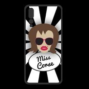 Coque  Huawei P20 Pro PREMIUM Miss Corse Chatain