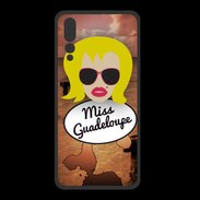 Coque  Huawei P20 Pro PREMIUM Miss Guadeloupe Blonde
