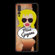 Coque  Huawei P20 Pro PREMIUM Miss Guyane Blonde