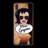Coque  Huawei P20 Pro PREMIUM Miss Guyane Brune