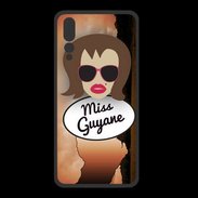 Coque  Huawei P20 Pro PREMIUM Miss Guyane Chatain
