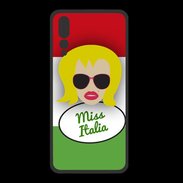 Coque  Huawei P20 Pro PREMIUM Miss Italie Blonde