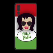 Coque  Huawei P20 Pro PREMIUM Miss Italie Brune