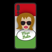Coque  Huawei P20 Pro PREMIUM Miss Italie Rousse
