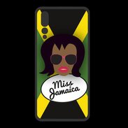 Coque  Huawei P20 Pro PREMIUM Miss Jamaica Black