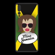 Coque  Huawei P20 Pro PREMIUM Miss Jamaica Chatain