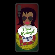 Coque  Huawei P20 Pro PREMIUM Miss Portugal Black