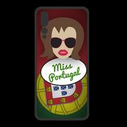 Coque  Huawei P20 Pro PREMIUM Miss Portugal Chatain