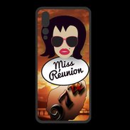 Coque  Huawei P20 Pro PREMIUM Miss Réunion Brune