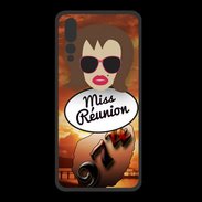 Coque  Huawei P20 Pro PREMIUM Miss Réunion Chatain