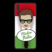 Coque  Huawei P20 Pro PREMIUM Mister Italie Chatain