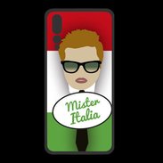 Coque  Huawei P20 Pro PREMIUM Mister Italie Roux