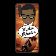 Coque  Huawei P20 Pro PREMIUM Mister Réunion Black