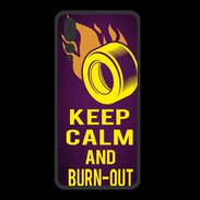 Coque  Huawei P20 Pro PREMIUM Keep Calm and Burn Out violet